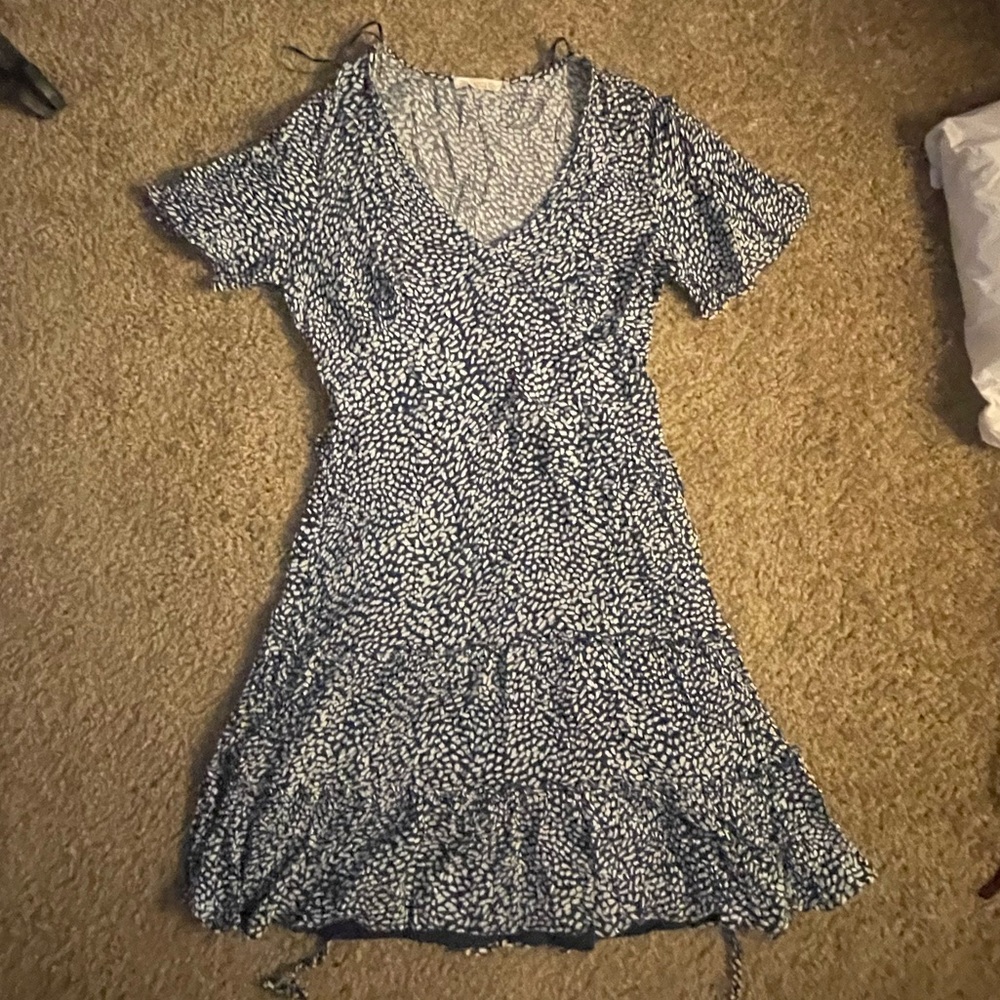Lovestitch Blue and White Day Dress Size Small